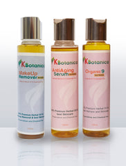 Comprehensive Hair & Skin Care Bundle (Organic 9 + Anti-Aging Serum + Makeup Remover)
