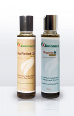 Pain Relief and Relaxation Bundle (Pain Relief Oil + Organic 6)