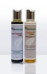 Hair Strengthening & Shine Boost Bundle (Organic 7 + Almond Oil)