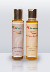 Hair Growth & Dandruff Control Duo (Organic 5 + Pumpkin Seed Oil)