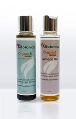 Hair Repair & Split End Control Set (Organic 8 + Almond Oil)