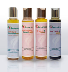 Complete Hair & Skin Care Package (Organic 9 + Hair Tonic 7 + Anti-Aging Serum + Makeup Remover)