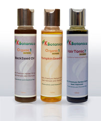 Hair Growth & Volume Booster (Hair Tonic 7 + Black Seed Oil + Pumpkin Seed Oil)
